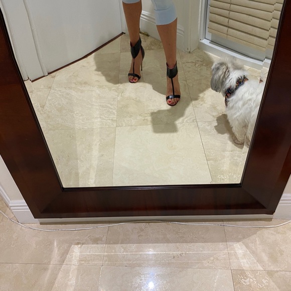 Authentic Manolo Blahnik black high heal sandals - Picture 13 of 16